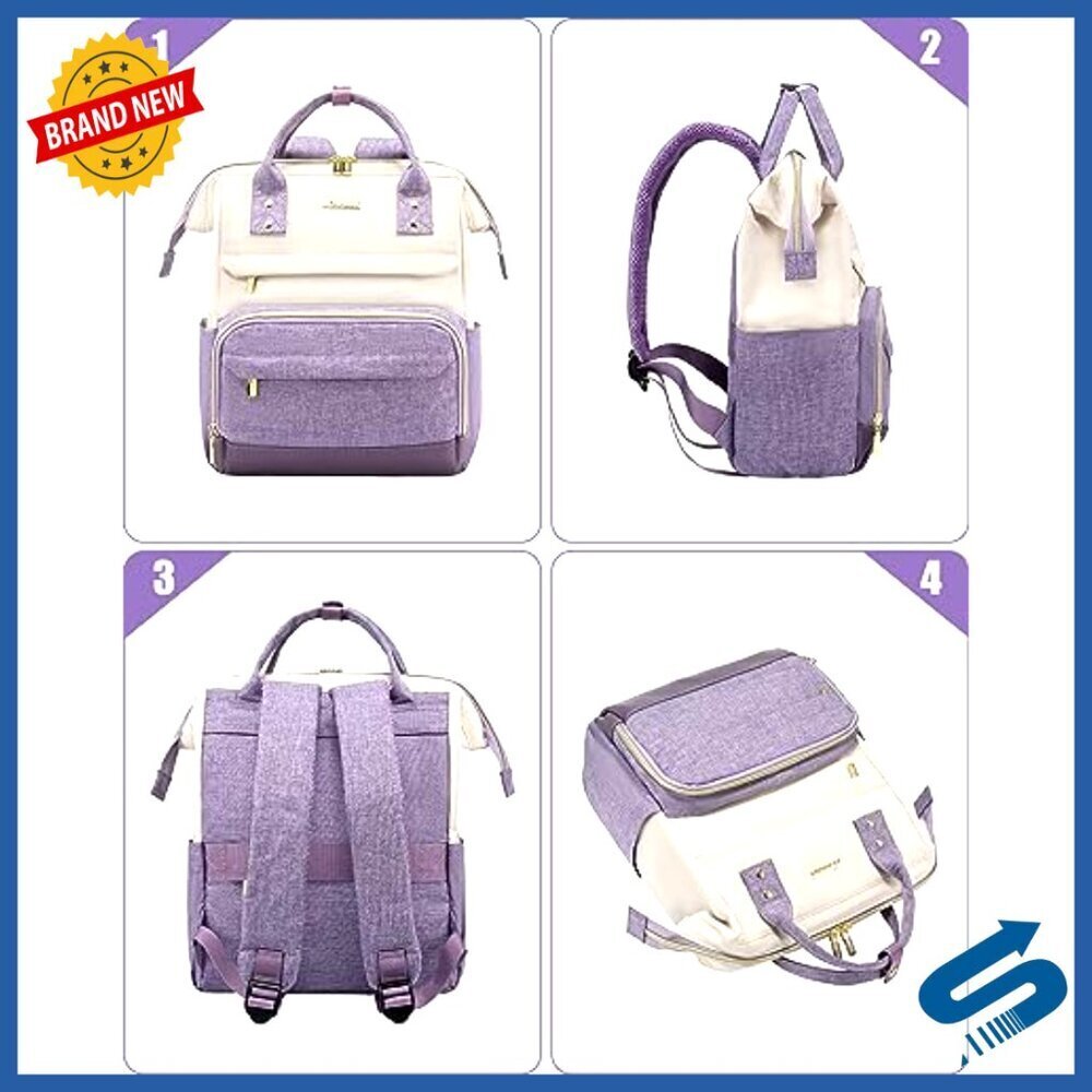 Mini Backpack Purse Lightweight Daypack for Women Travel Work Gift - Picture 5 of 6